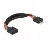 Kábel DeLOCK 0,1m 2xUSB2.0 10p