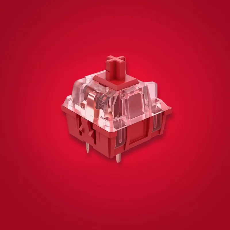 HyperX Alloy Origins PBT HX Red - mechanická herná klávesnica