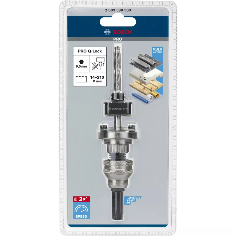 Adaptér šesťhranné upnutie Bosch Q-Lock 2609390589