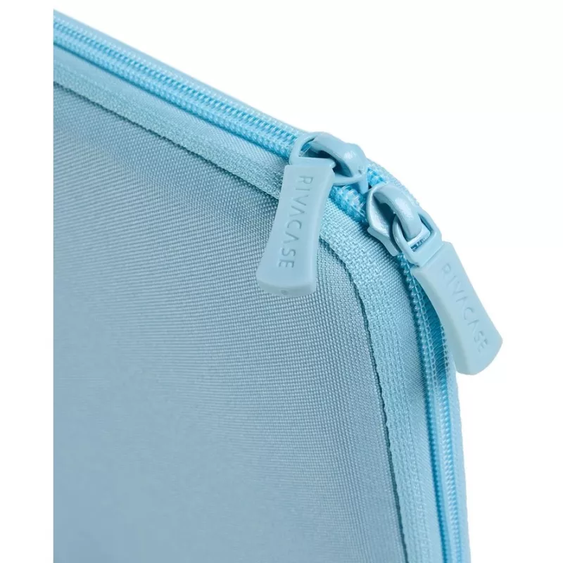 Puzdro na notebook Rivacase Riva Szuzuka 15,6 palcov pastelovo modrá, vystlané ochranné puzdro