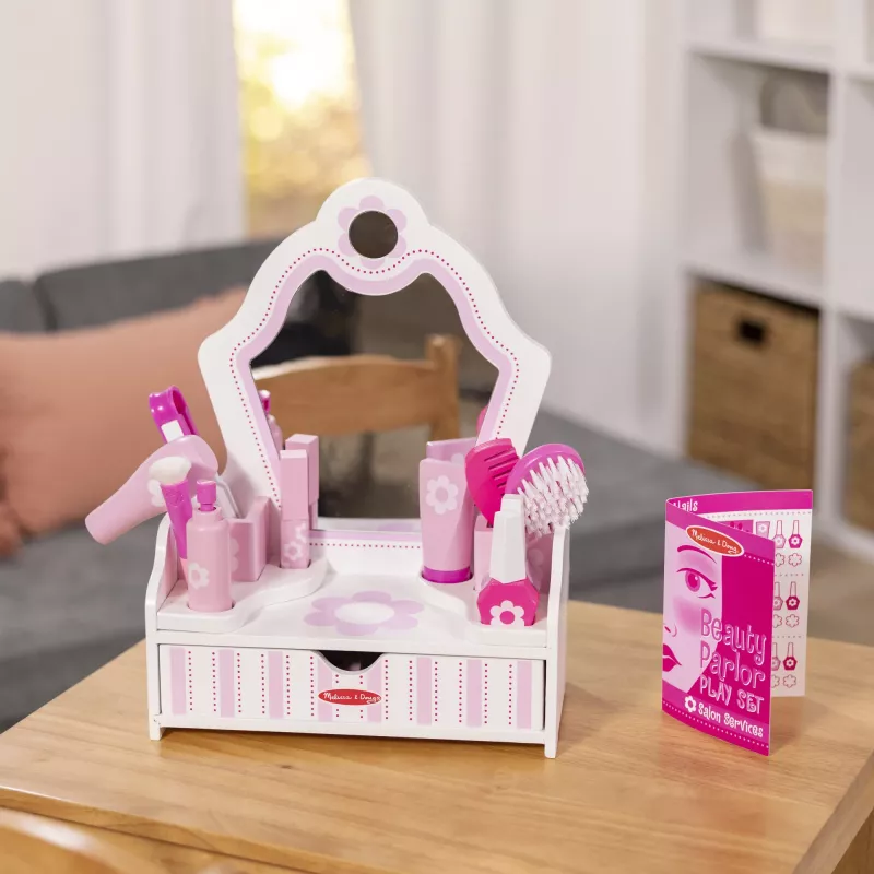 Melissa & Doug - sada kozmetického salónu, hra rolí