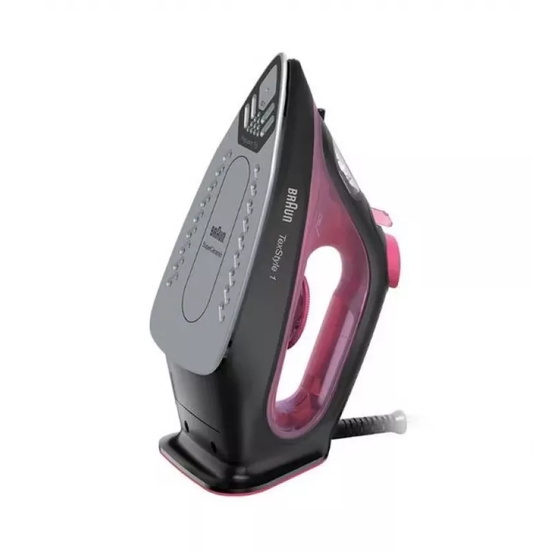 Braun TexStyle 1 suchá a parná žehlička keramická plocha 2000 W čierna, fialová