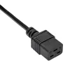 Akyga AK-UP-03 serverový predlžovací kábel IEC C20 na C19, 1,8 m, čierny