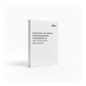 Sieťový videorekordér AXIS 02539-001, Windows 10 IoT Core, RAID 0/1/5/6/10, 100–240V, 721,6×482×87 mm, sivý