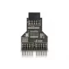 DeLOCK 60045 káblový adaptér 9-pin USB 2.0 2 x 9-pin header čierny