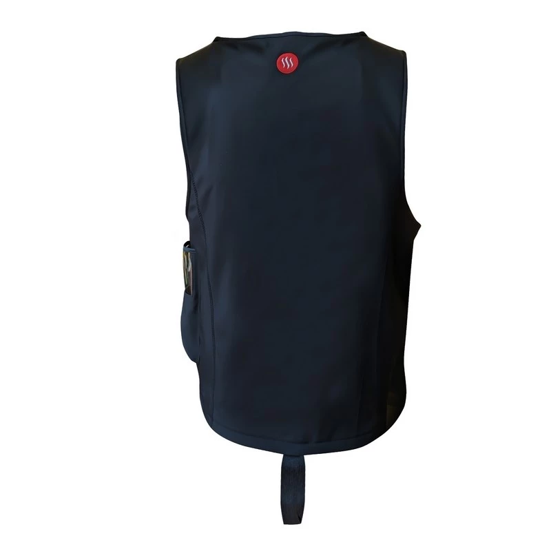 Glovii GMV1M Vodácka vesta čierna Softshell