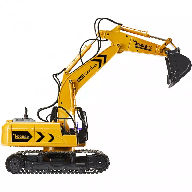 Revell Digger 2.0 - bager - elektromotor - 1:16 - Ready-to-Run (RTR) - čierna - žltá - Digger 2.0 (24924)