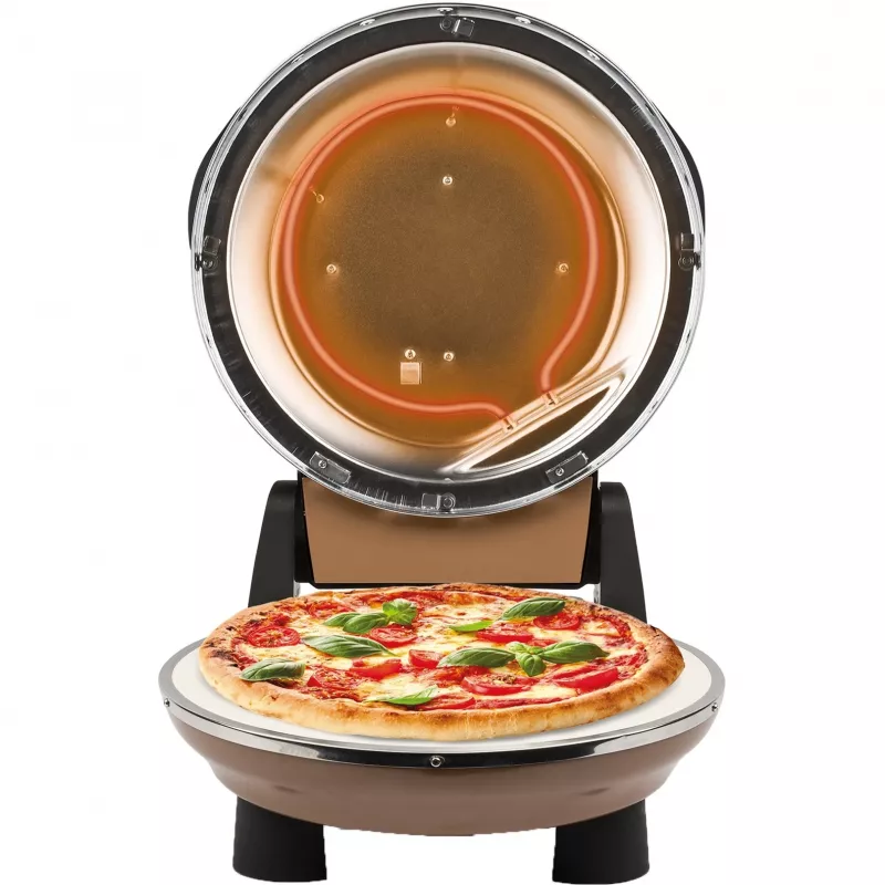 Pizzapek Napoletana (medená, 1 200 W, na pizze Ø 31 cm, 2 kamene)