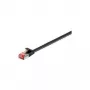 Wentronic Goobay CAT 6 plochý patch kábel, U/FTP, čierny, 15 m - medený materiál (94238)