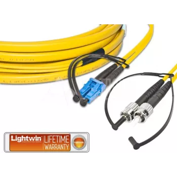 Lightwin LDP-09 LC-ST 1.0 FD optický kábel 1 m OS2 žltý (LDP-09 LC-ST 1.0 FD)
