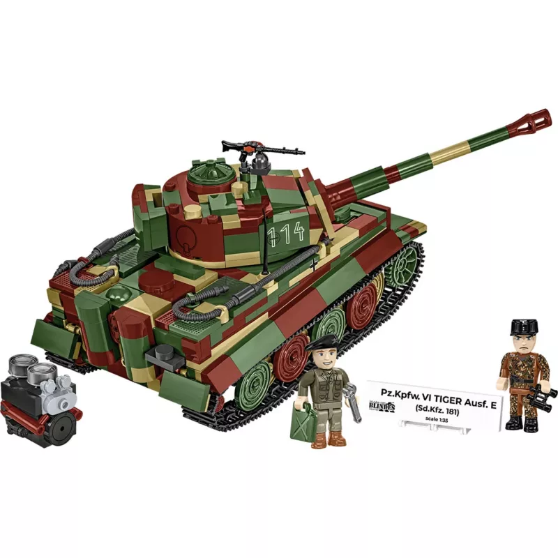 Stavebnica Pz.Kpfw. VI Tiger verzia E 870 dielov