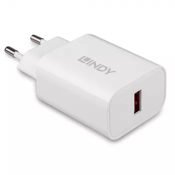 Lindy 73412 mobilná nabíjačka smartfón, tablet biela AC rýchle nabíjanie interiér, exteriér
