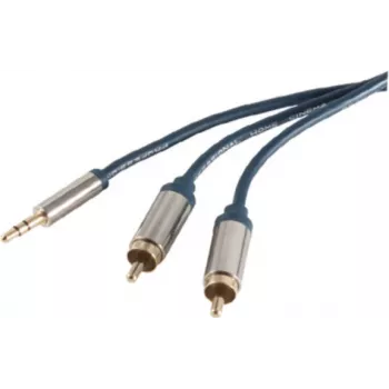 Audio kábel 3,5 mm na 2 x cinch ShiverPeaks SP30831-slim