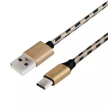 Synchronizačný a nabíjací kábel USB 2.0 AM na USB-C konektor samec