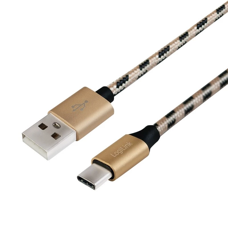 Synchronizačný a nabíjací kábel USB 2.0 AM na USB-C konektor samec