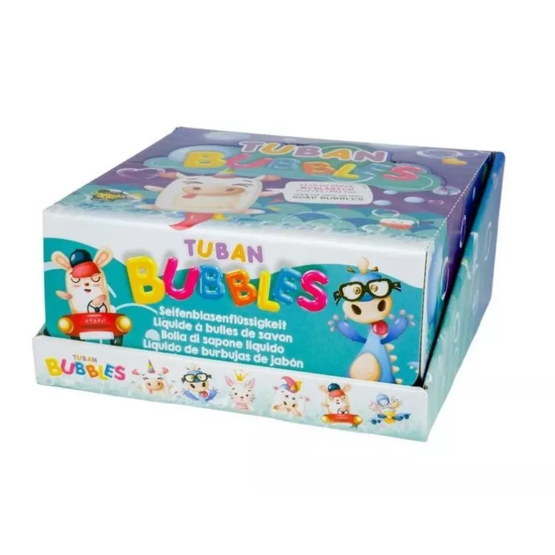 Súprava na bubliny Tuban DISPLAY SMALL SOAP BUBBLES MIX 36 KS. x 60 ml