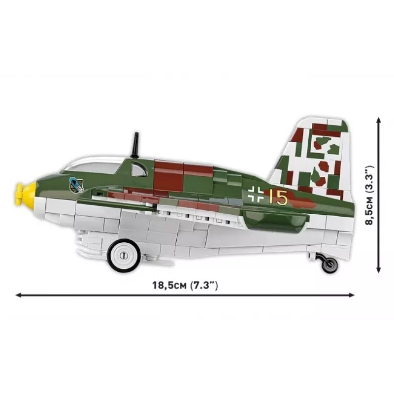 Stavebnica Messerschmitt Me 163B Komet 543 dielov