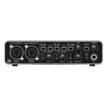 Behringer UMC204HD doplnkové hudobné vybavenie