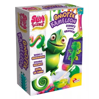 Vzdelávací stláčací Liscianigiochi Slumi Science Chameleón 304-PL110971 – praktická vedecká hračka