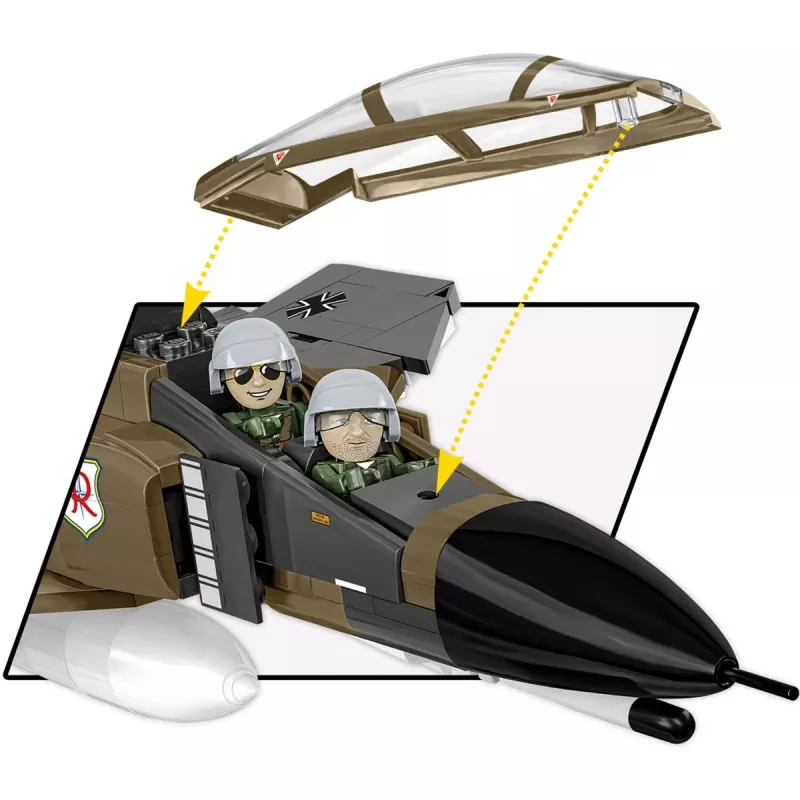 Blocks Armed Forces F-4F Phantom II 676 kociek