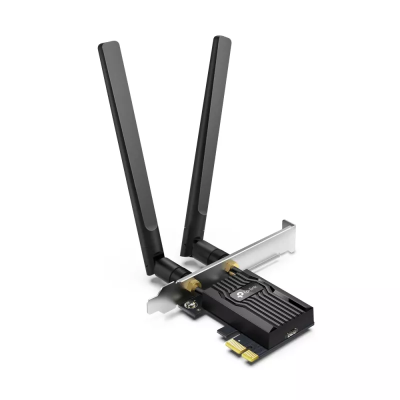 Wi‑Fi 6 Bluetooth PCIe adaptér TP‑LINK Archer TX10E AX900 — PCIe‑karta, AX900 Wi‑Fi 6, Bluetooth