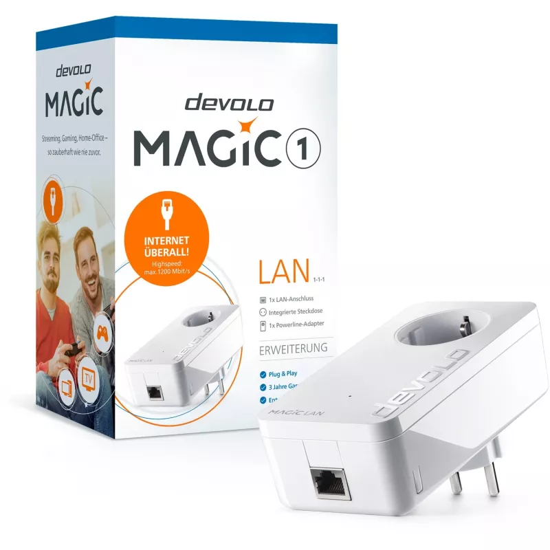 Ethernet LAN adaptér Devolo Magic 1 LAN 1200 Mbit/s