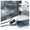 USB kábel RealPower MagneticCharge3 1m USB A čierny modrý červený