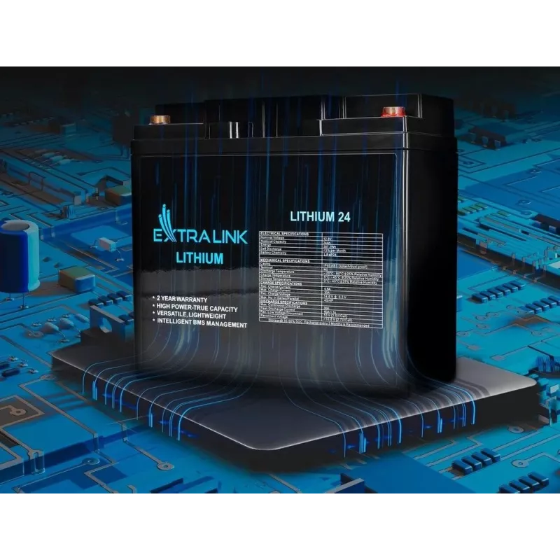 Extralink batéria LiFePO4 24000 mAh 12,8 V