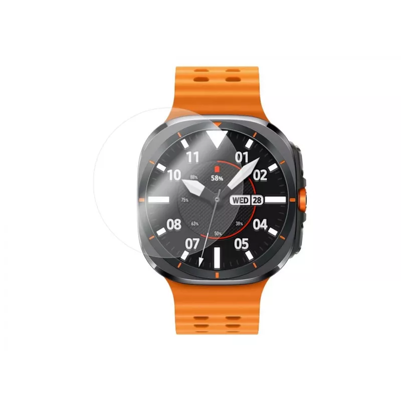 Tvrdené sklo Screen Protector FIXED pre Samsung Galaxy Watch Ultra – číre, 2 kusy