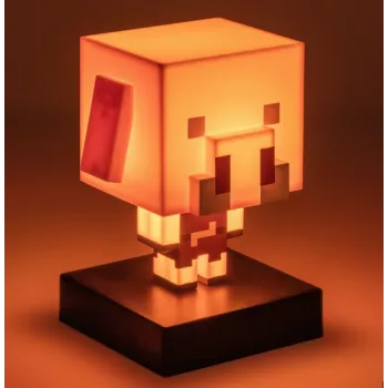 Stolová lampa Paladone Icon Light PP14431MCF Piglin LED, dekoratívna v hernom dizajne