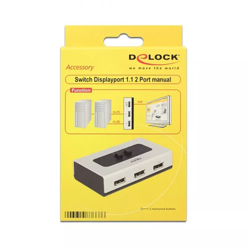 Video switch DeLOCK 87668 DisplayPort