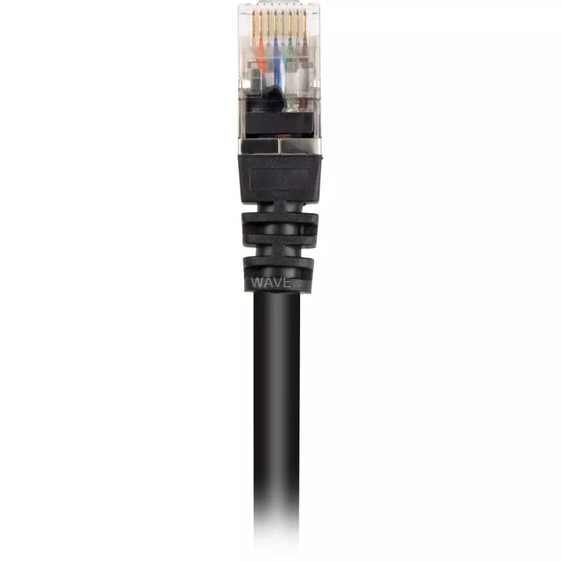 Prepojovací kábel Sharkoon RJ-45 Cat.6 SFTP, 2 m, čierny