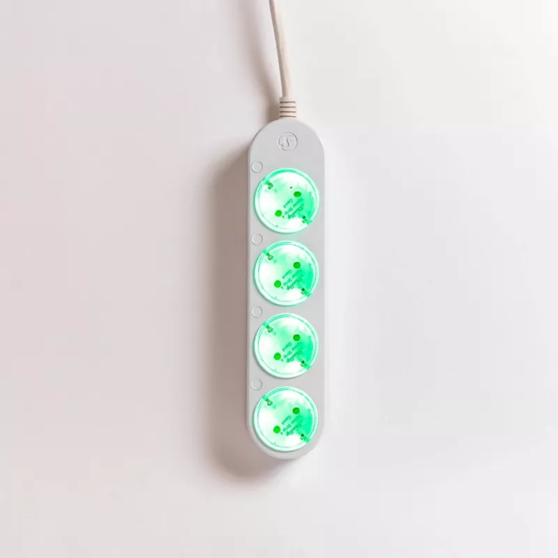 Smart 12A Shelly Power Strip 4 Gen4 Zigbee/Matter predlžovacia zásuvka