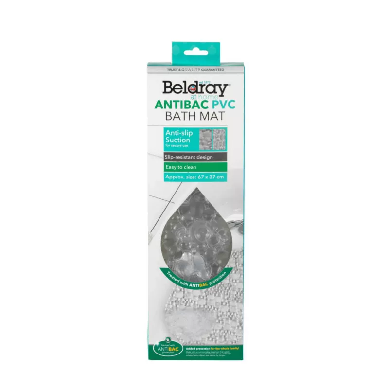 Kúpeľňová predložka Beldray LA032678UFFEU7 Antibac PVC, antibakteriálna PVC kúpeľňová predložka