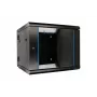 Extralink Rackmount skriňa 6U 600x600 AZH čierna nástenná, výklopná