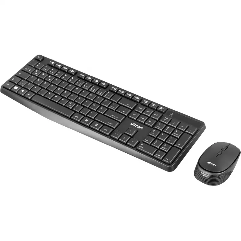 Ultron UMC300 sada klávesnice a myši – RF Wireless nemecká čierna (364180)