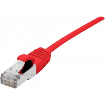 Dexlan sieťový kábel 858729 červený 0,5 m Cat6a S/FTP (S-STP)