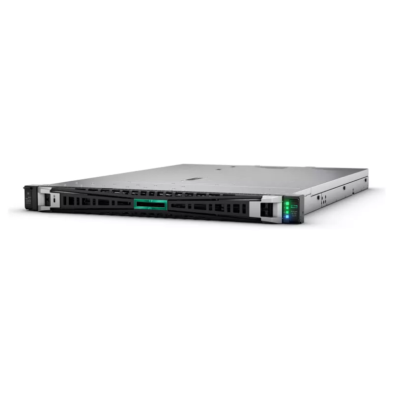 Rack (1U) server HP Enterprise ProLiant DL320 Gen11 Intel Xeon Silver 4510 2,4 GHz 12c 1P 64 GB DDR5 8x SFF 2x1000 W PS