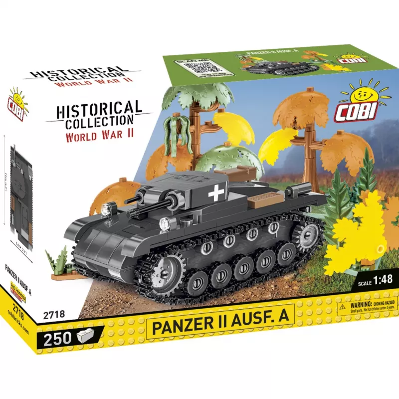 Stavebnica Cobi Panzer II Ausf. A — 250 dielov, čierna