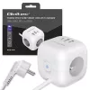Power Cube QOLTEC 52547 predlžovacia zásuvka 3×AC zásuvky, 2×USB-A, 1×USB-C PD 20W