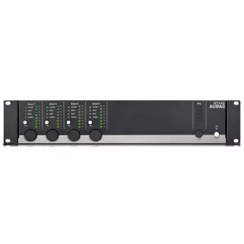 AUDAC MTX48 audio zosilňovač pre domáce použitie čierny 80 dB SNR 20-20000 Hz
