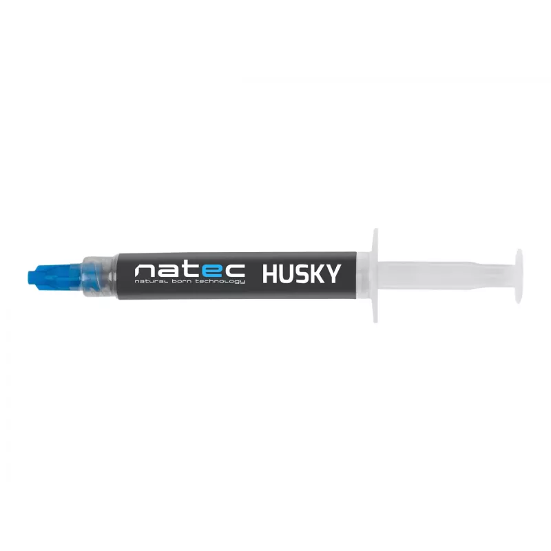 Teplovodivá pasta NATEC Husky NPT-1324, tepelná vodivosť 4,63 W/m·K, objem 2 ml, hustota 2,5 g/cm³