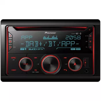 Prijímač do auta Pioneer FH-S820DAB čierny 200 W Bluetooth