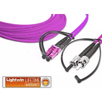 Lightwin LDP-50 LC-ST 1.0 OM4 optický kábel 1 m fialový (LDP-50 LC-ST 1.0 OM4)