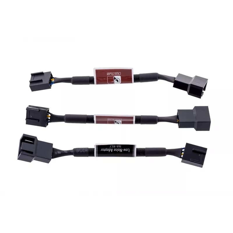 Noctua NA-SRC7 sada adaptérov na tichý chod pre 4-pinové PWM ventilátory (3 ks)