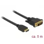 Videokáblový adaptér DeLOCK 85656 5 m HDMI typ A DVI čierny