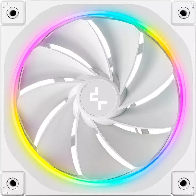 DeepCool FL12R Reverse 120 mm ventilátor do skrine, 500–2150 ot./min, 33,9 dB, biely