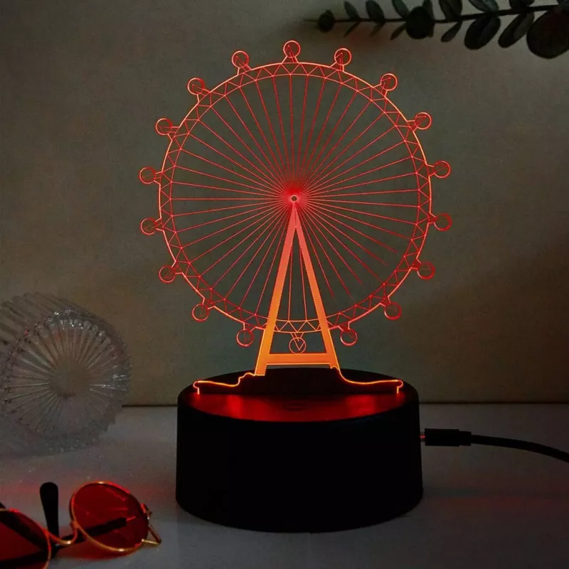Manta SNL125RGB RGB 3D budova dekoratívna LED lampa