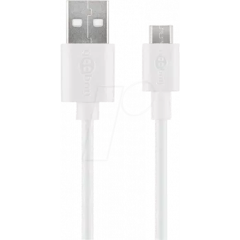 Goobay Micro-USB nabíjací a synchronizačný kábel, 2 m – pre zariadenia Android (38666)