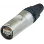 Neutrik RJ45 etherCON CAT6 A konektor samec, rovný, počet pinov: 8P8C NE8MX6 nikel NE8MX6 1 ks (NE8MX6)